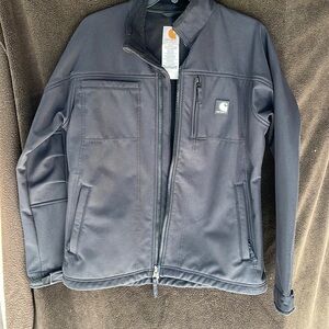 Carhartt Black Soft Shell Jacket size Small